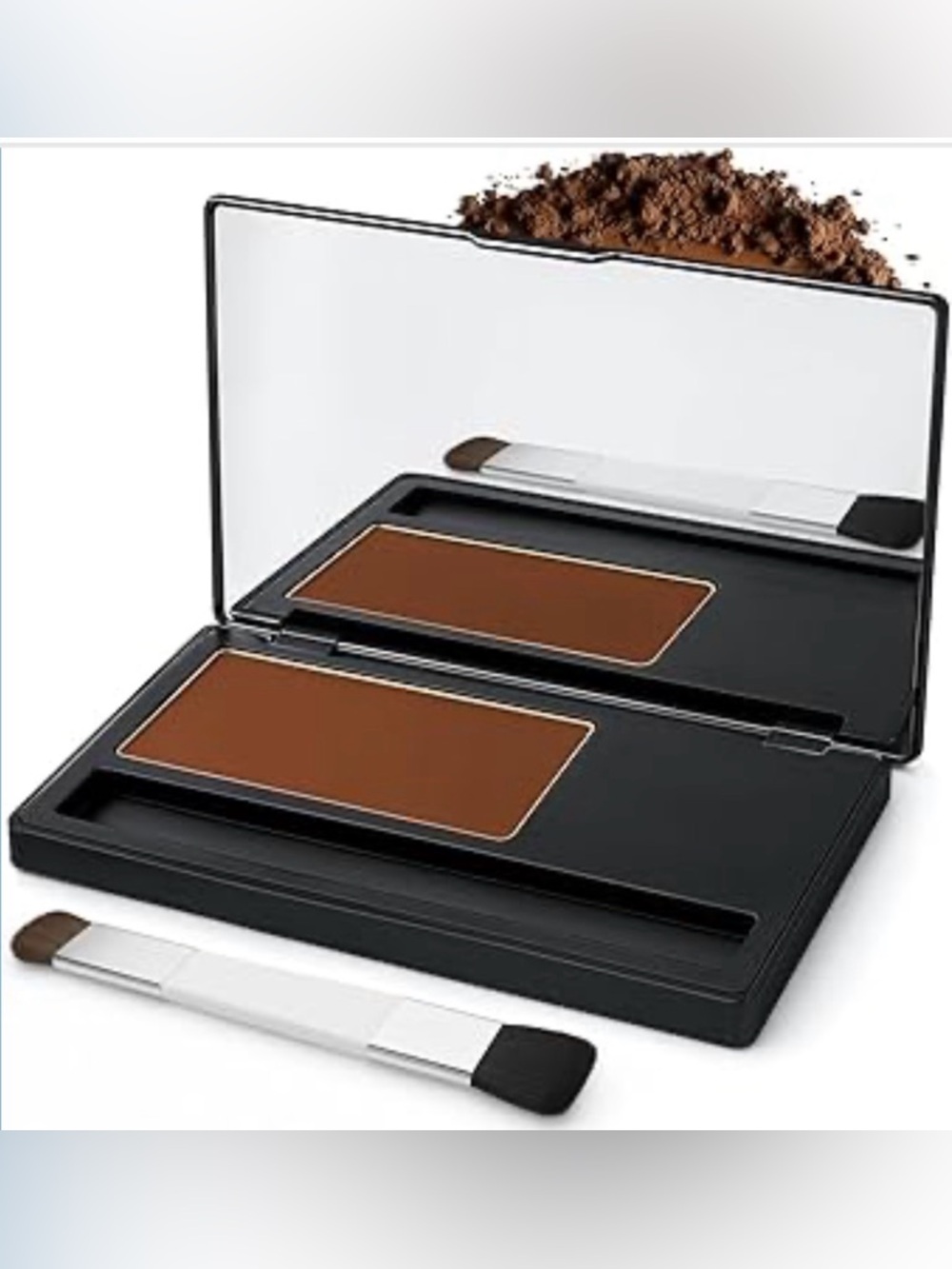 Root Touch-Up Hair Color Powder for Women - Medium Brown